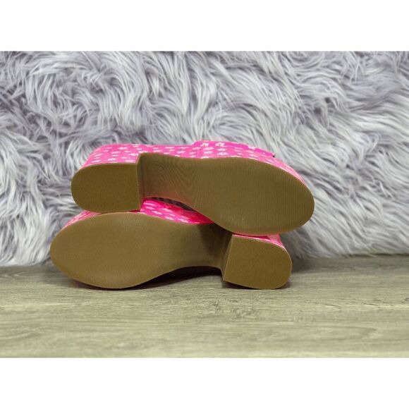 Wild Pair Women's Melborne Platform Sandals - Pink Daisy Patent 6.5M - Picture 4 of 7